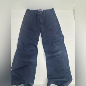 Chaps brand boys flat-front chino pants. Size 4/4T